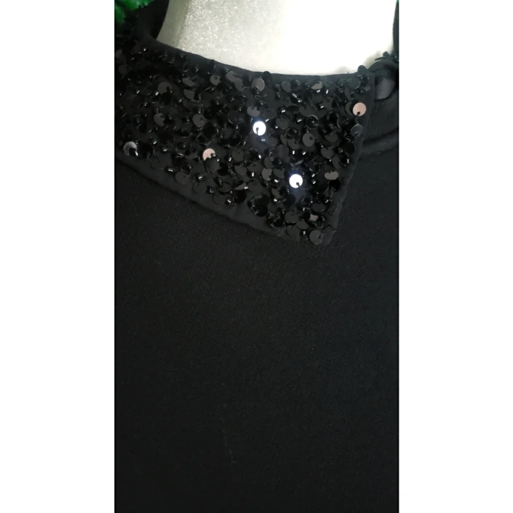 J.Crew Crewneck sweatshirt with crystal-embellished collar